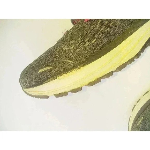 Brooks Womens Adrenaline GTS 18 Running Shoes Gray Pink Low Top Lace Up 10 - Picture 5 of 9